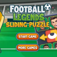 Football Legends Sliding Puzzle - free online game