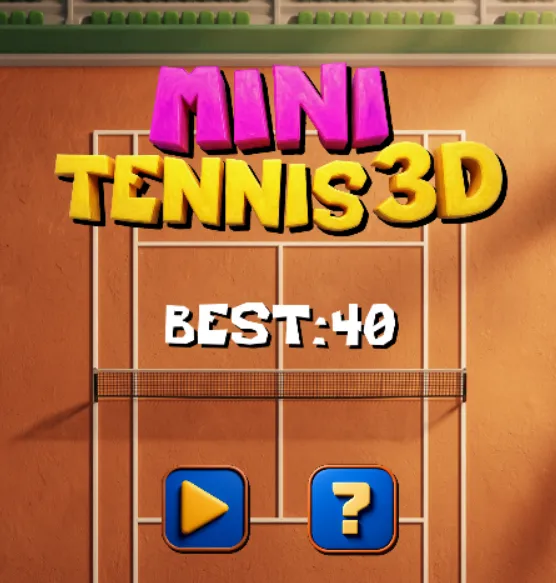 PLay Mini Tennis 3D now!