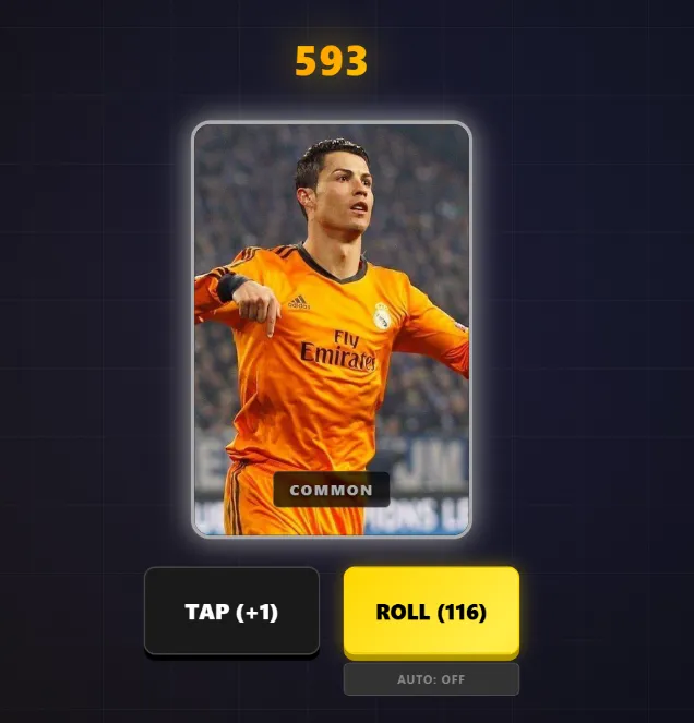 PLay Ronaldo Rng Card Collection now!