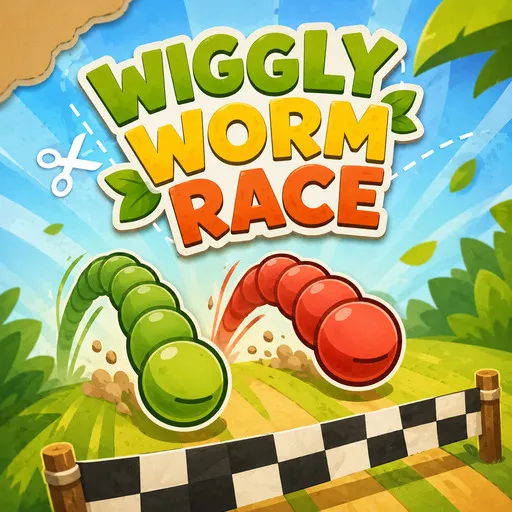 PLay Wiggly Worm Race now!